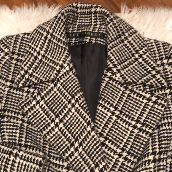 🖤 Herringbone Houndstooth Coat 🖤 - Picture 2 of 12